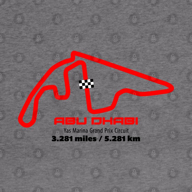 Abu Dhabi Track Graphic by Hotshots